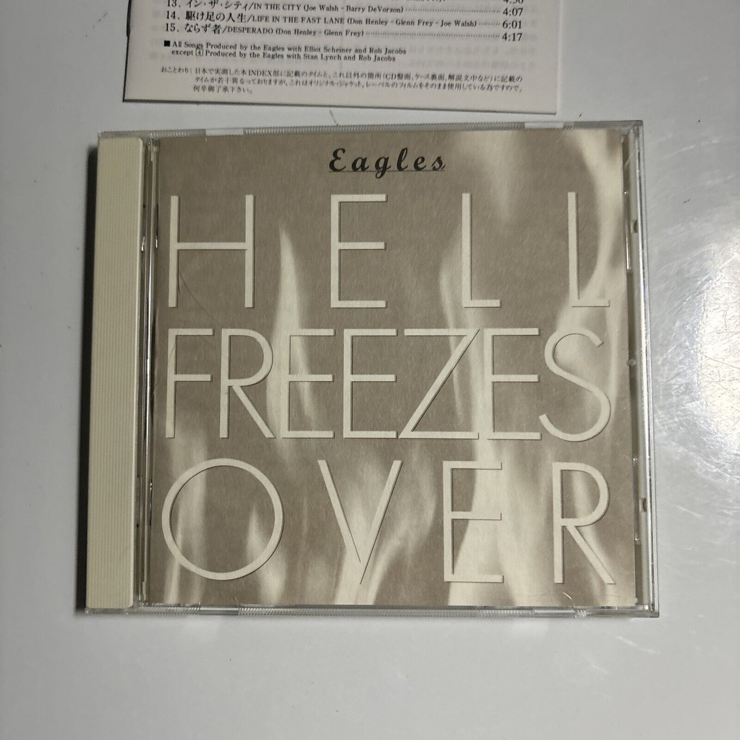 Eagles - Hell Freezes Over (CD, 1994) Japan mvcg-196  Geffen Records