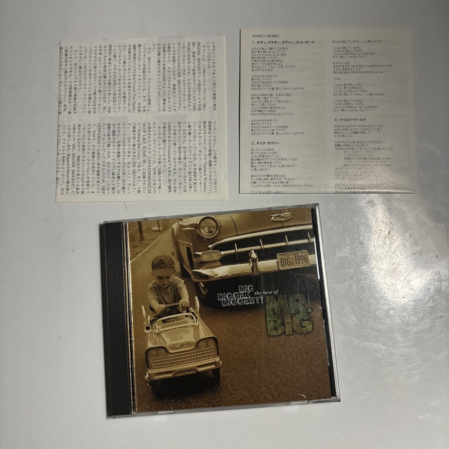 Mr. Big - Big, Bigger, Biggest: The Best Of Mr. Big (CD, 1996) Japan amcy-2020