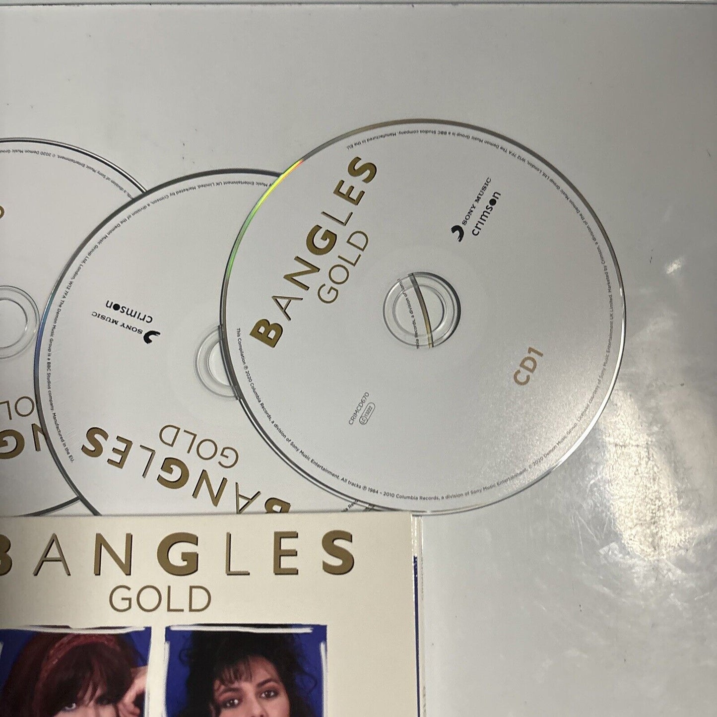 Bangles - Gold (CD, 2020, 3-Disc) Sony Music CRIMCD670
