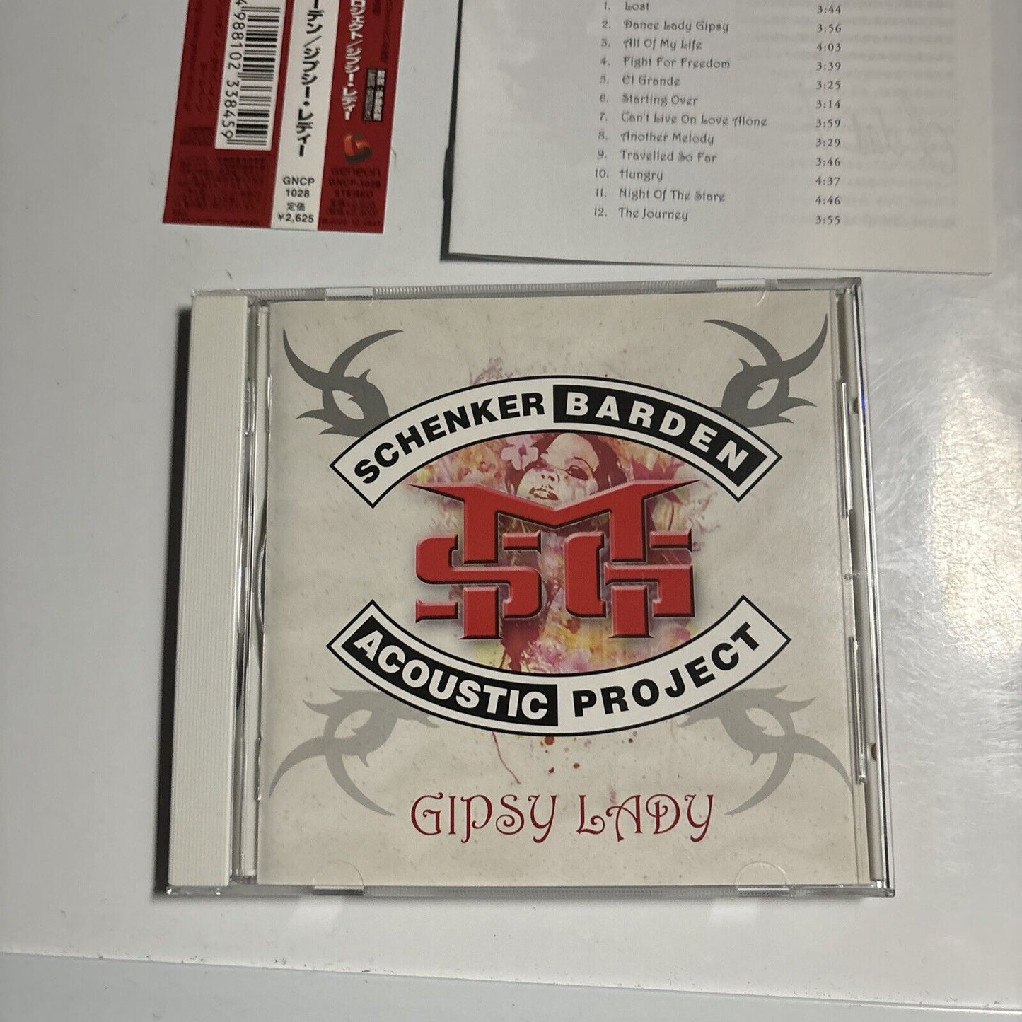 Schenker Barden Acoustic Project, MSG - Gipsy Lady (CD 2009) Japan Obi gncp-1028
