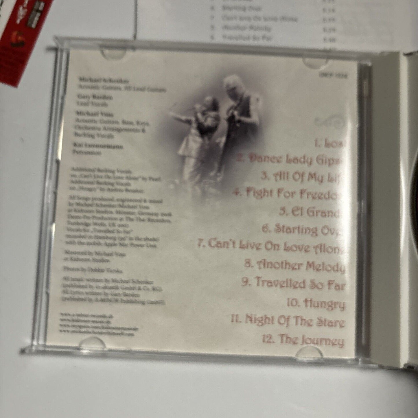 Schenker Barden Acoustic Project, MSG - Gipsy Lady (CD 2009) Japan Obi gncp-1028