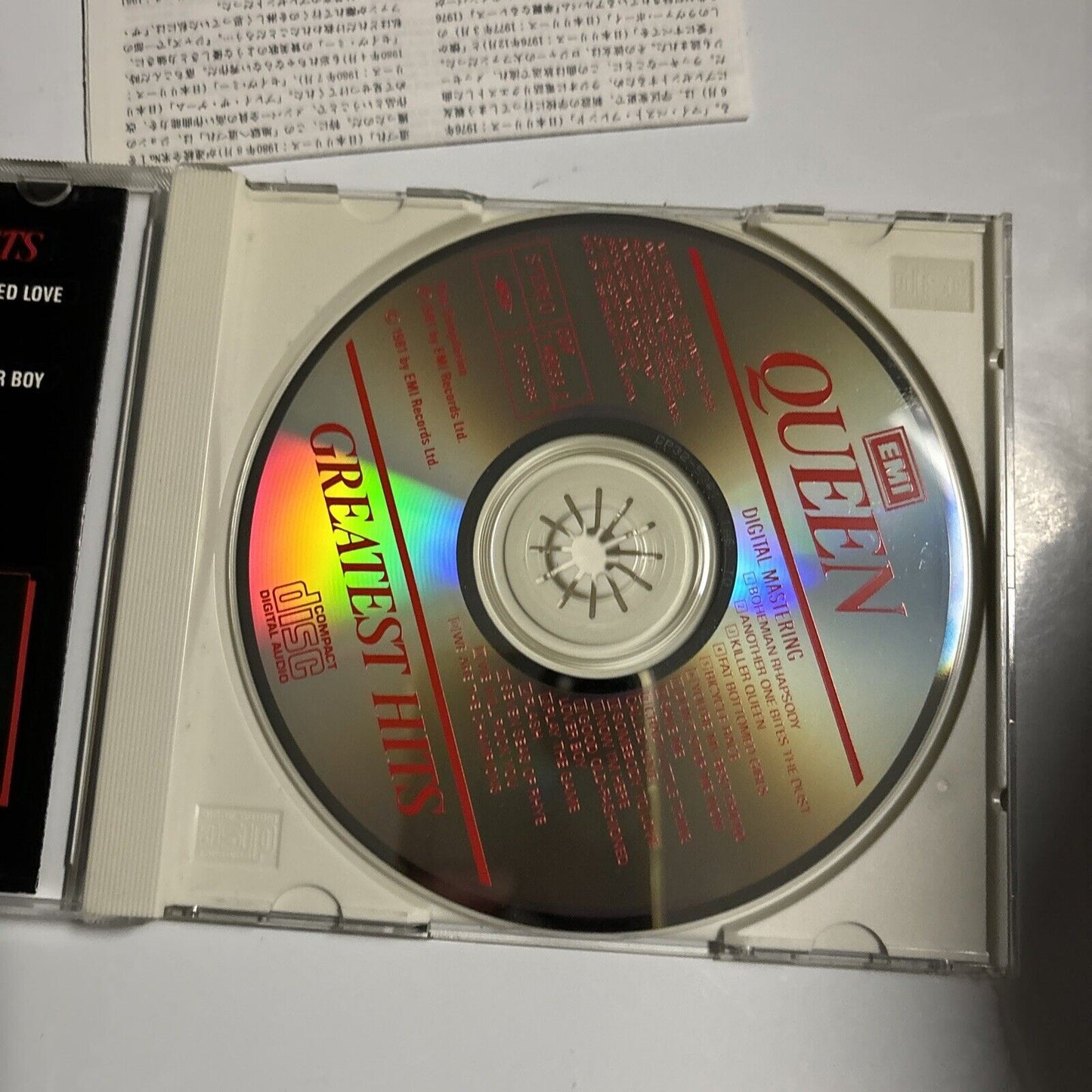 Queen - Greatest Hits (CD, 1988) Japan CP32-5381 EMI Rock