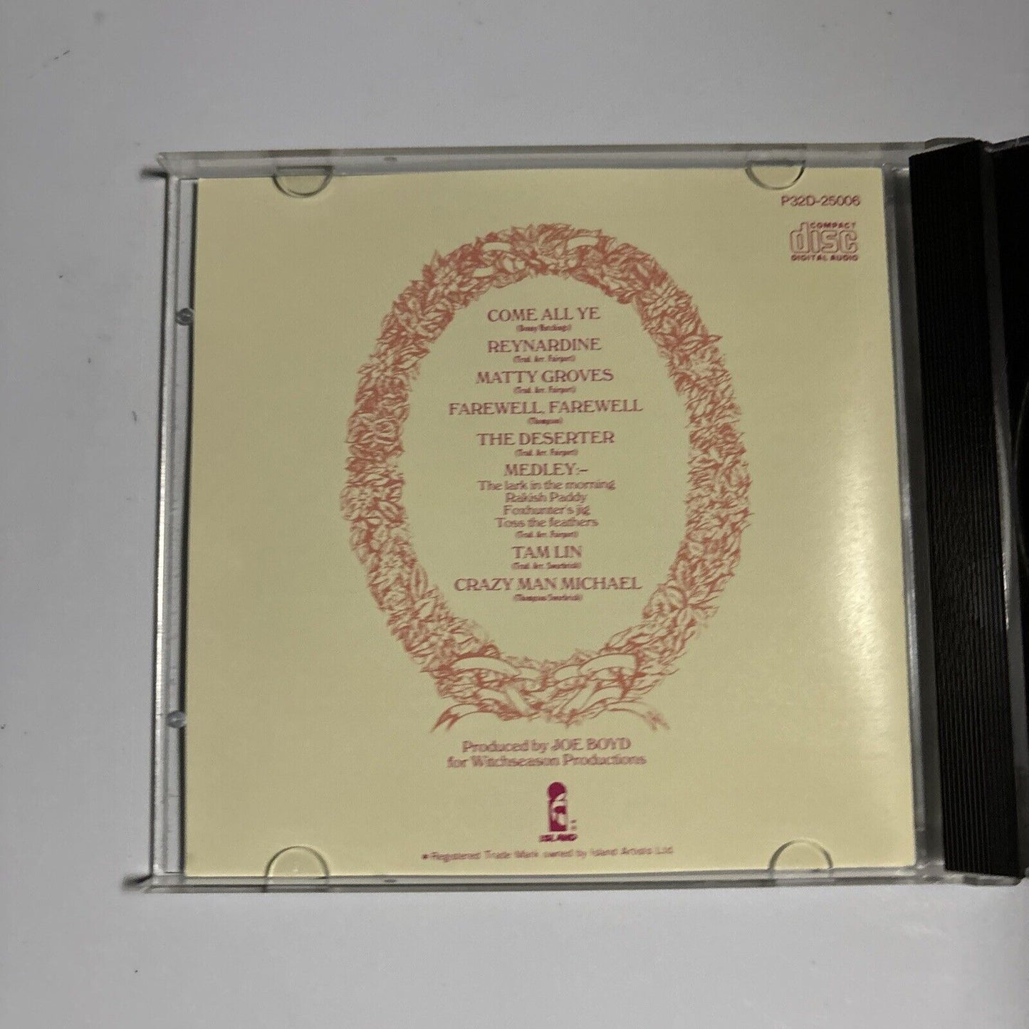 Fairport Convention - Liege & Lief (CD, 1987) Japan p32d-25006
