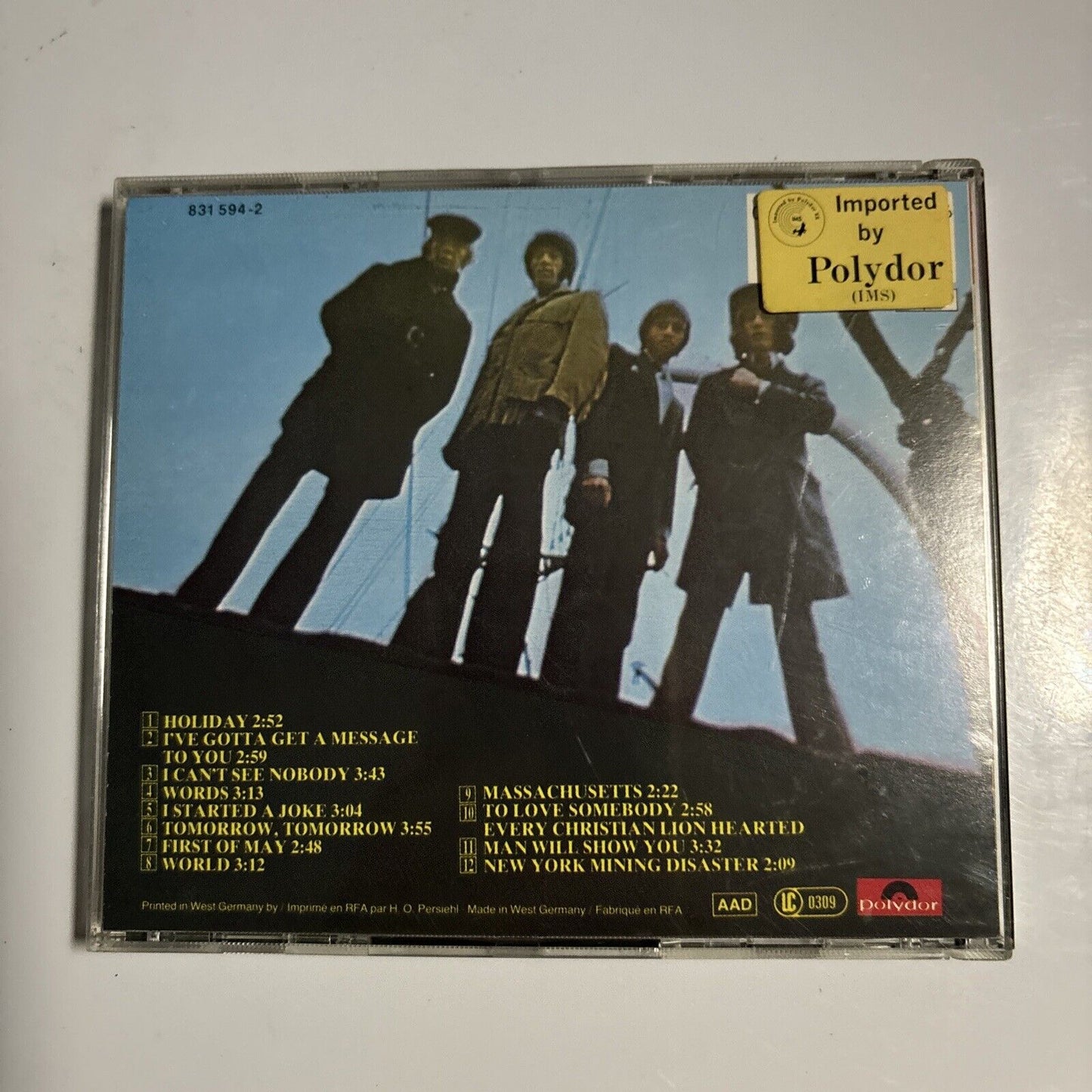 Bee Gees - Best Of Bee Gees, Vol. 1 (CD, 1987) Polydor 831 594-2