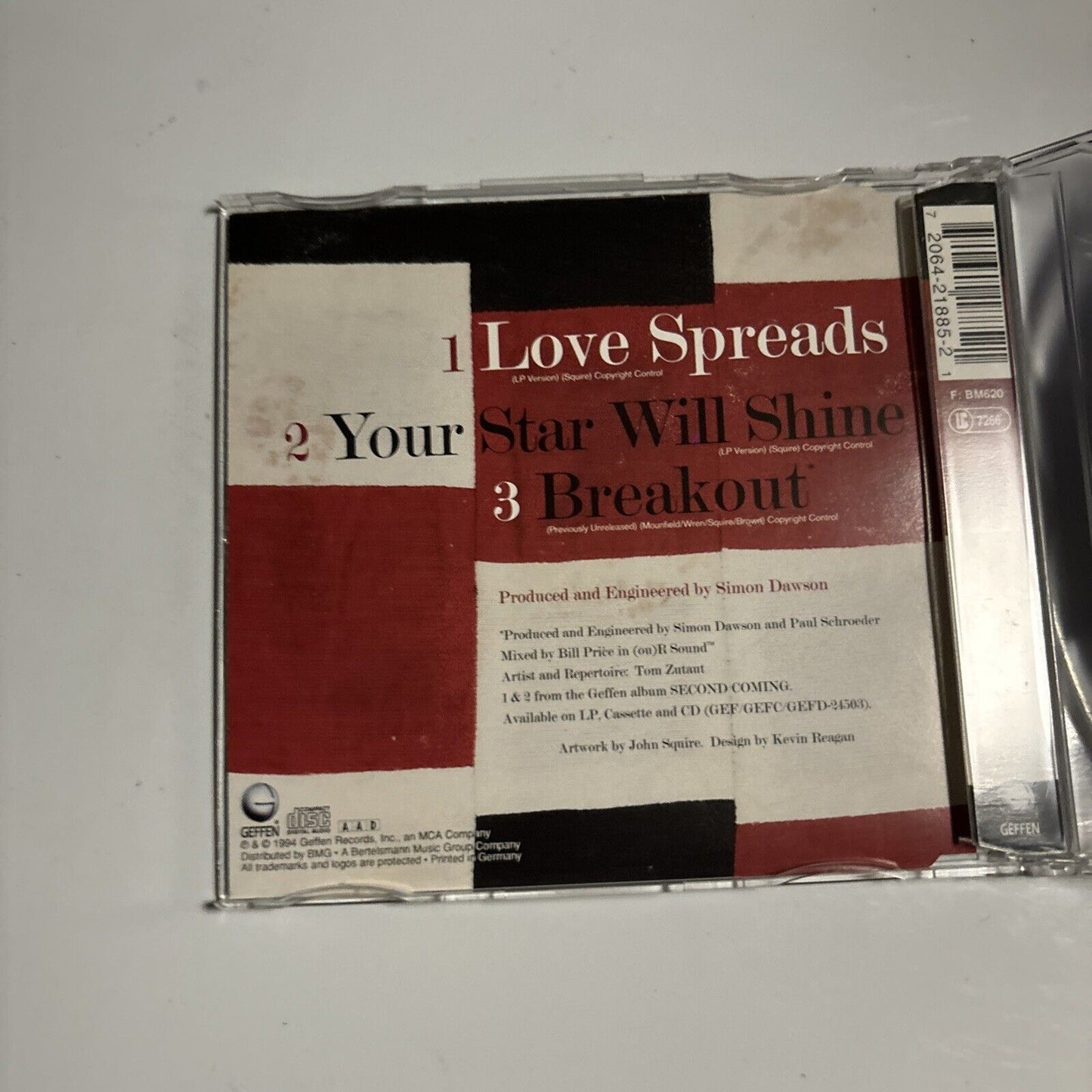 The Stone Roses - Love Spreads (CD, 1994) GED 21885