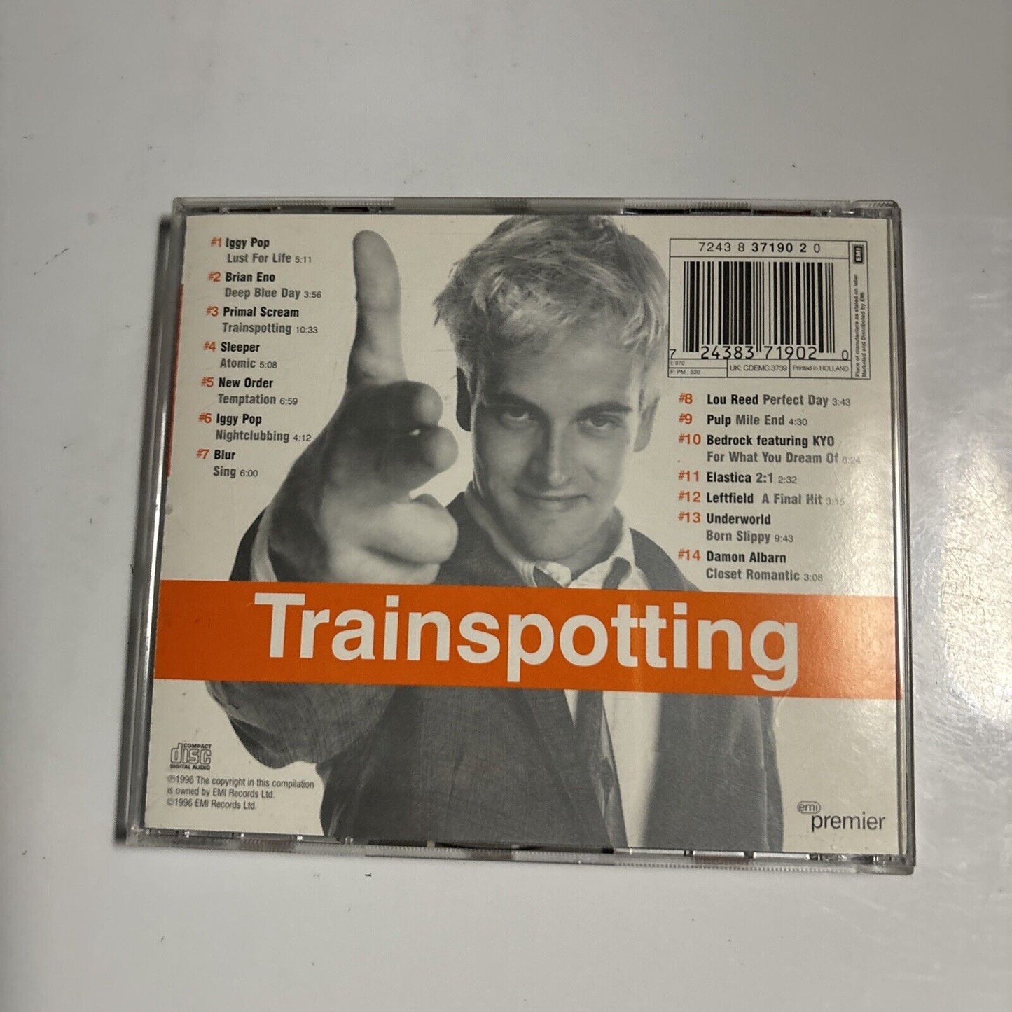 Trainspotting (Music From The Motion Picture) (CD, 1996) EMI 7097604