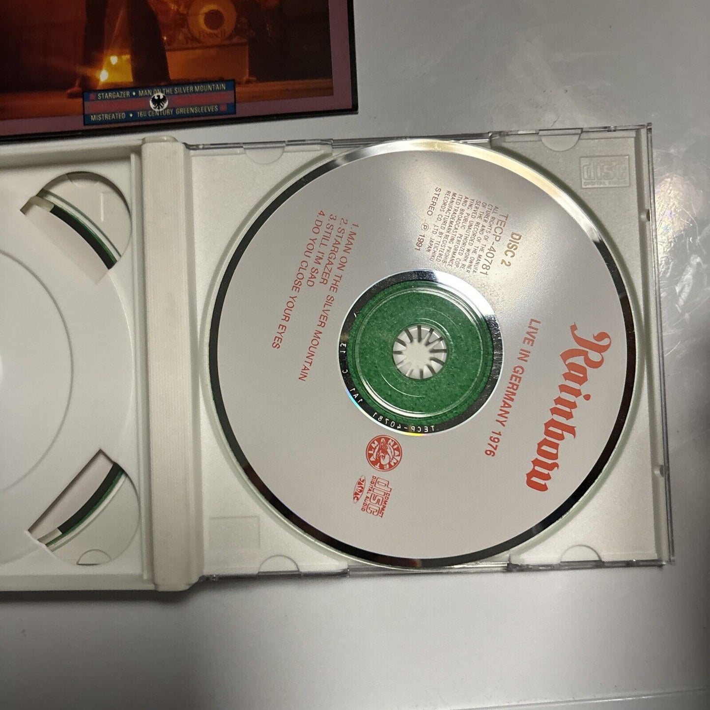 Rainbow - Live In Germany 1976 (CD, 1991, 2-Disc) Japan tecp-40780