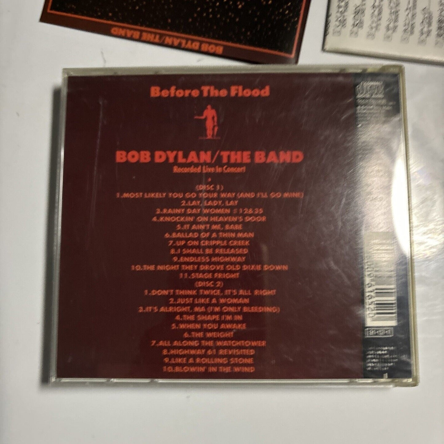 Bob Dylan & The Band - Before The Flood (CD, 1974, 2-Disc) Japan SRCs-6165-6