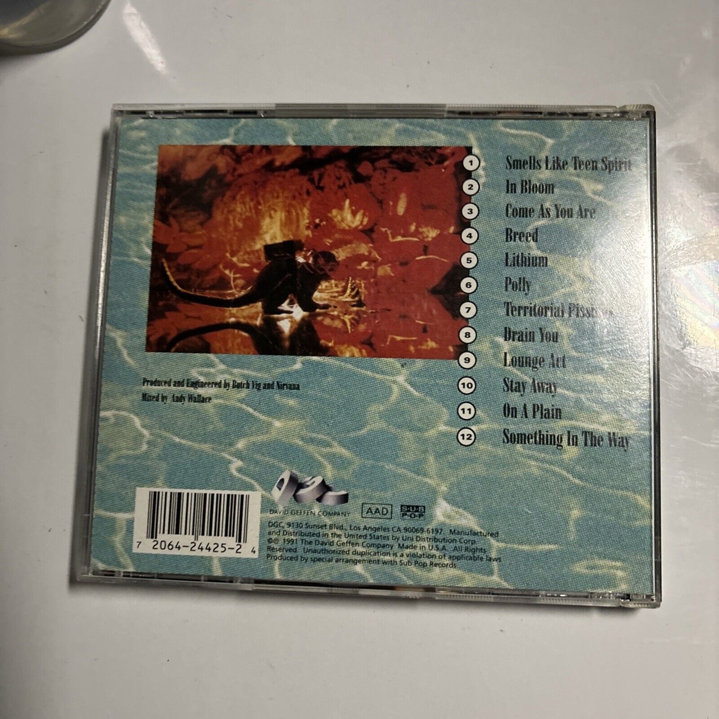 Nirvana - Nevermind (CD, 1991) DGCD-24425