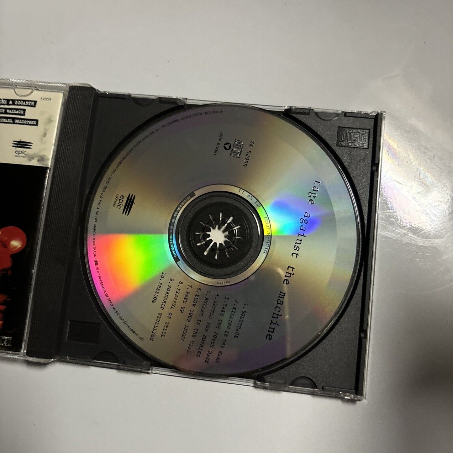 Rage Against The Machine -  Rage Against The Machine (CD, 1992) ZK 52959