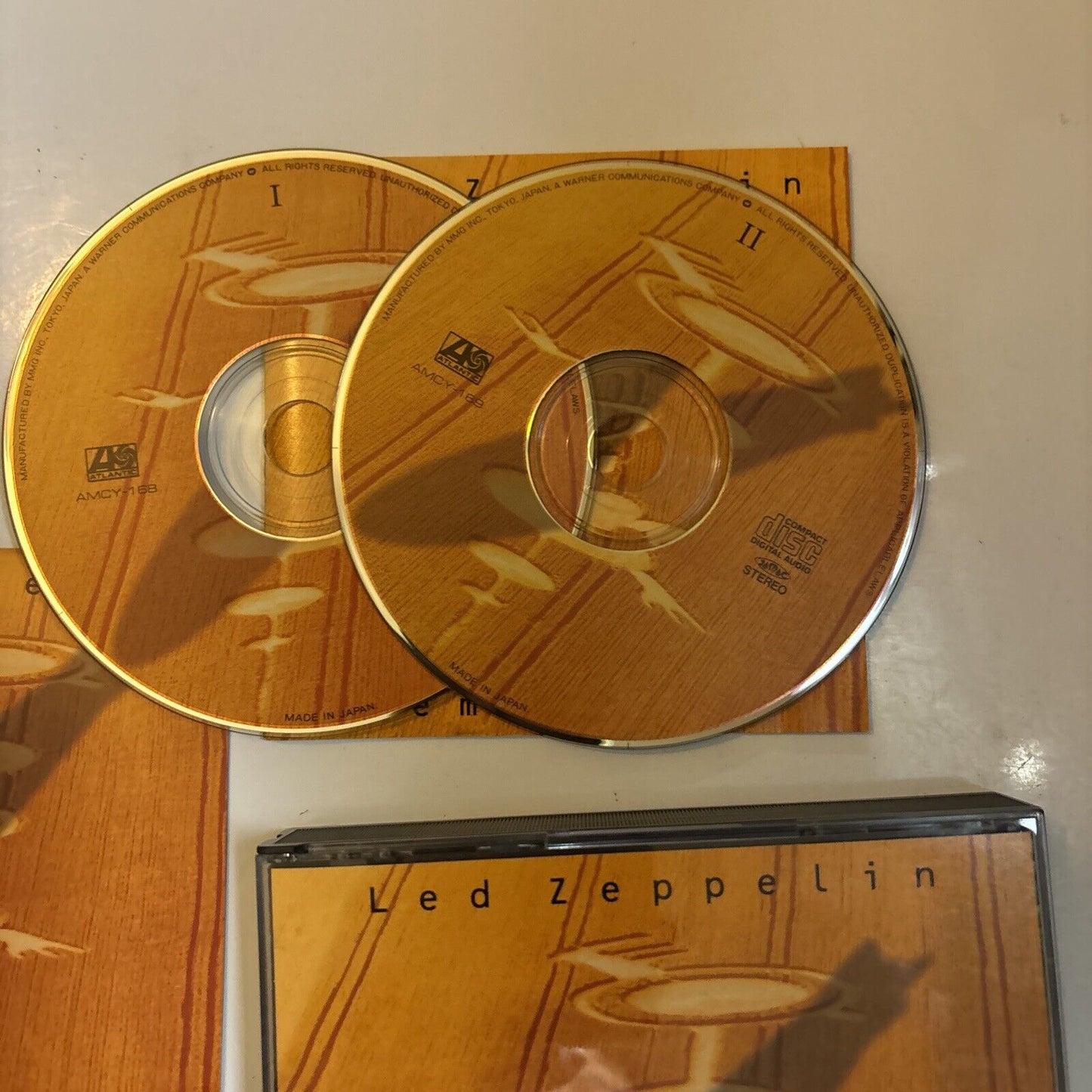 Led Zeppelin - Remasters (CD, 1990) Japan amcy-168-9