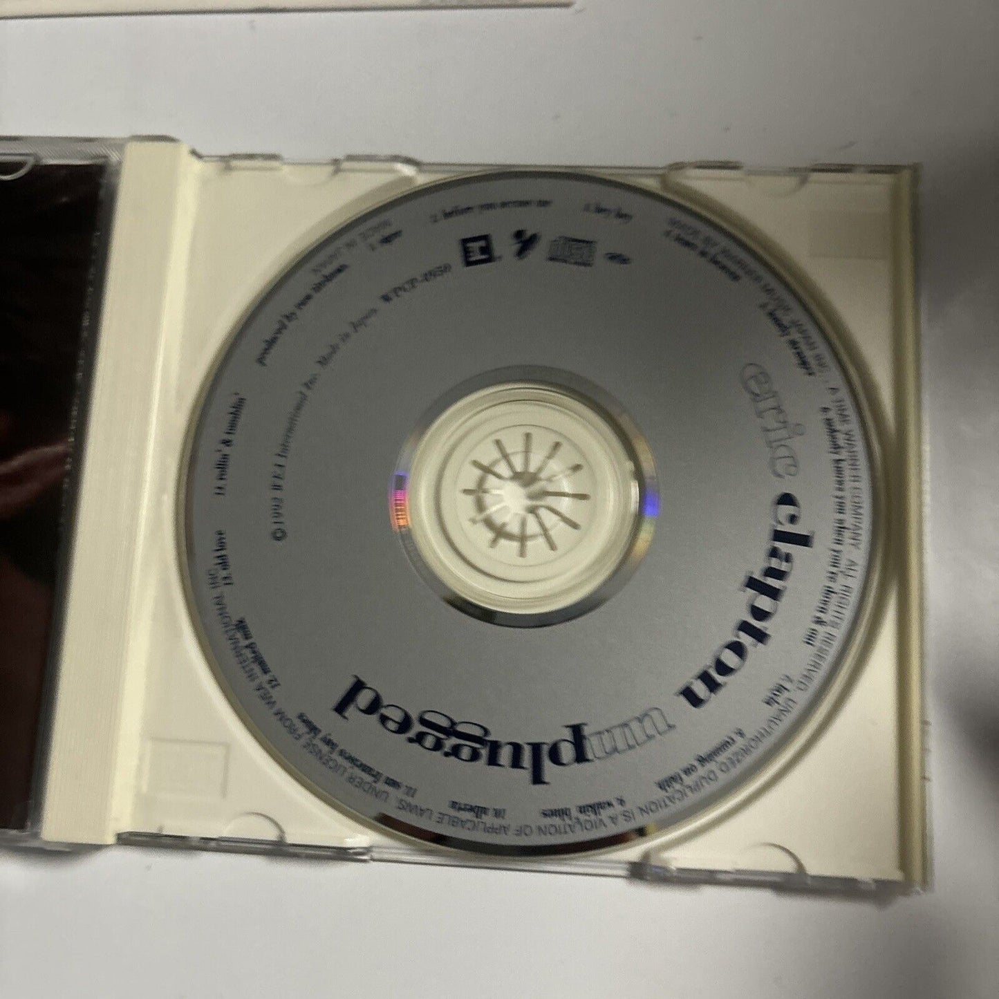 Eric Clapton - Unplugged (CD, 1992) Japan Reprise Records wpcp-4950