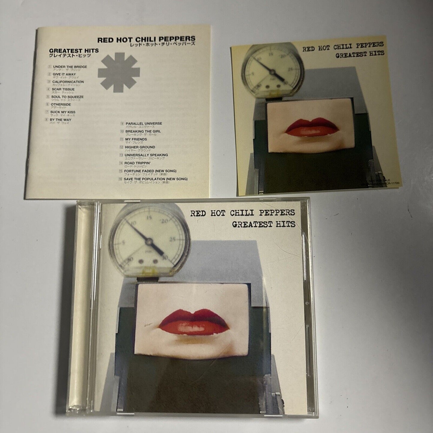 Red Hot Chili Peppers - Greatest Hits (CD, 2003) Japan wpcr-11720 Sticker