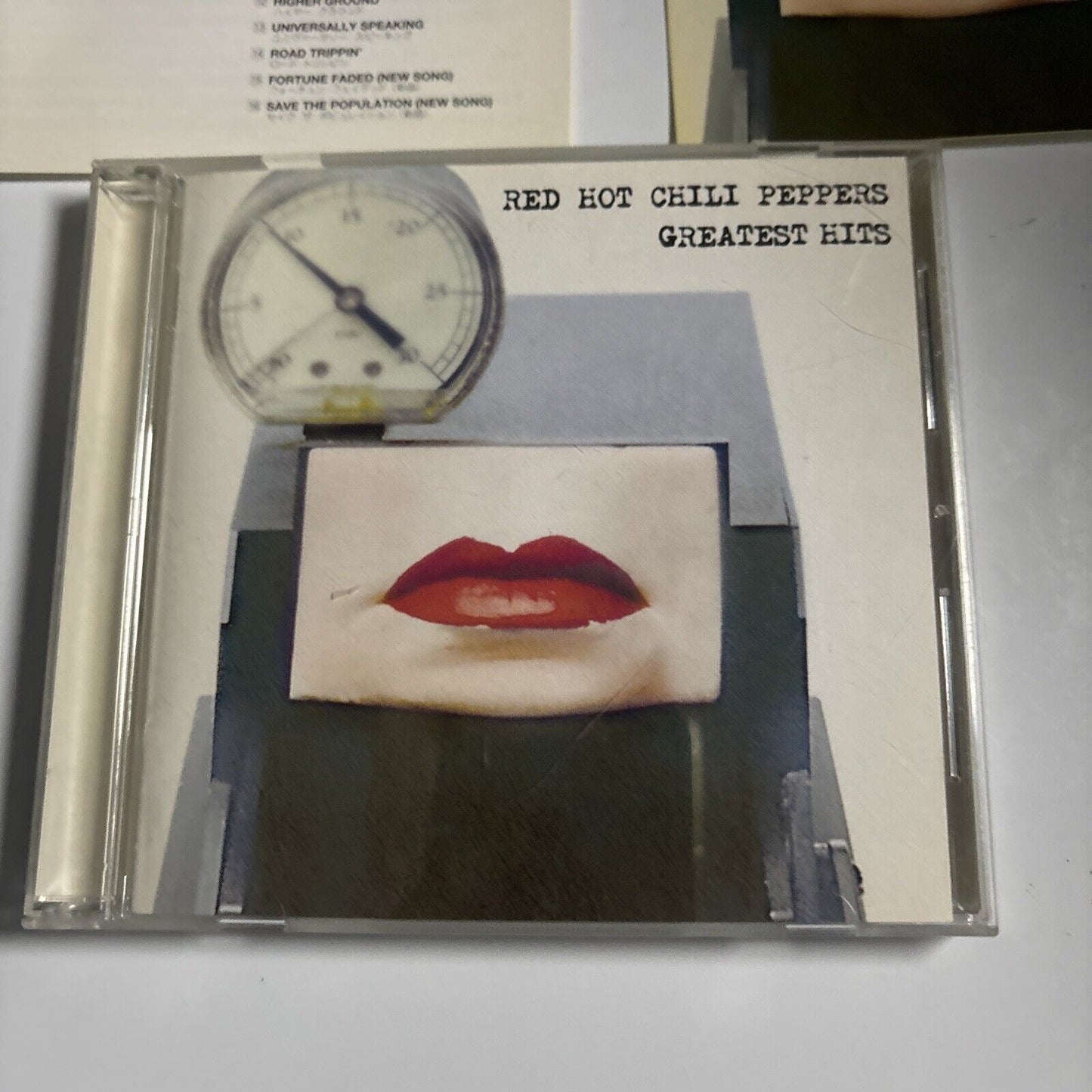 Red Hot Chili Peppers - Greatest Hits (CD, 2003) Japan wpcr-11720 Sticker