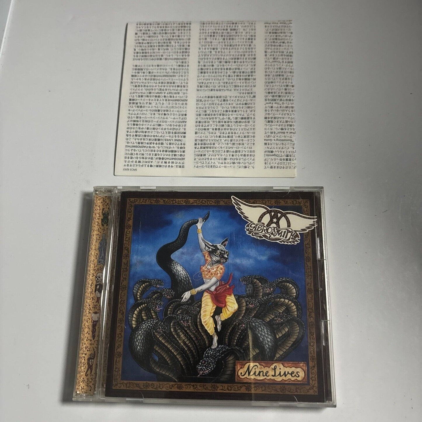 Aerosmith - Nine Lives [Bonus Japan Track] (CD, 1997) Japan SRCS-8263