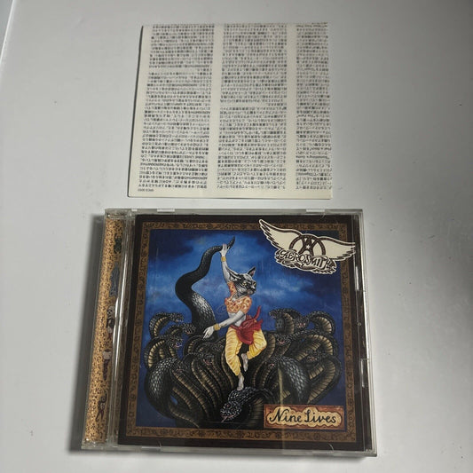 Aerosmith - Nine Lives [Bonus Japan Track] (CD, 1997) Japan SRCS-8263
