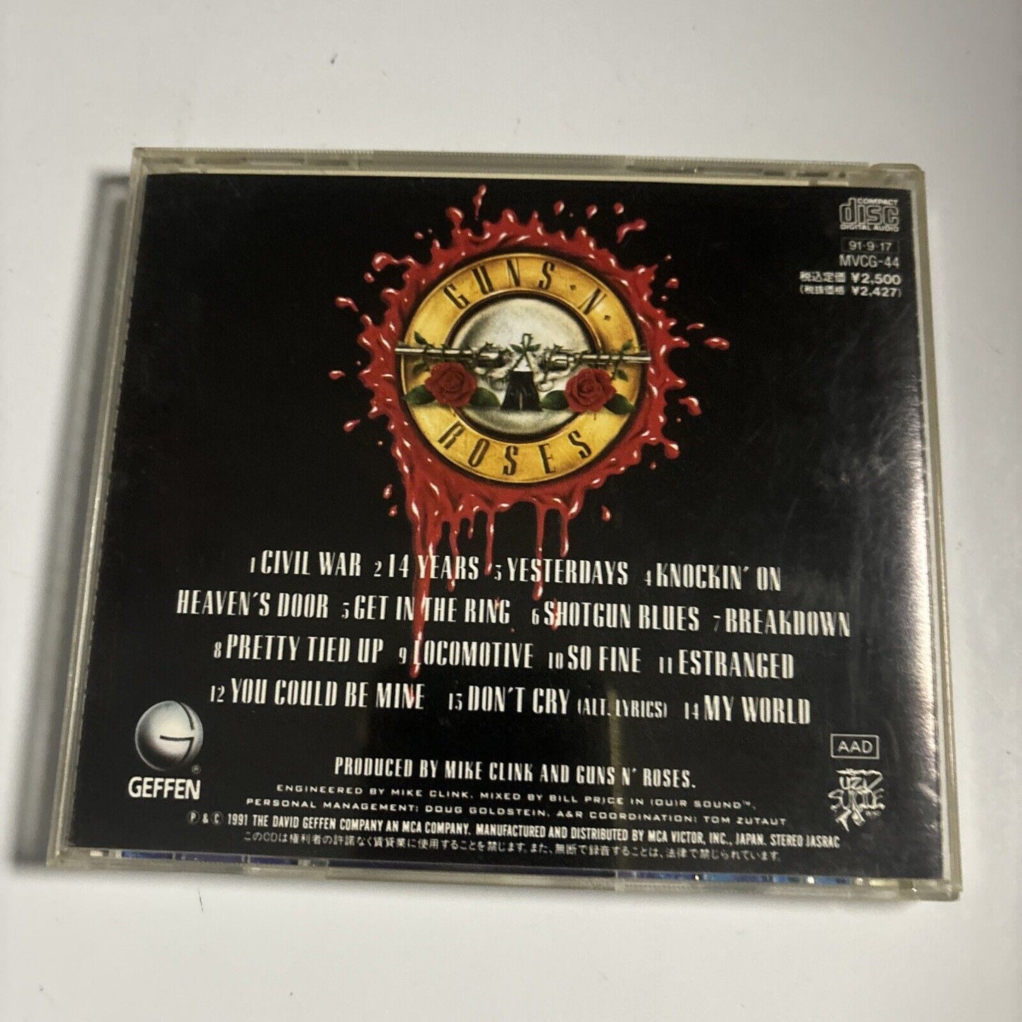 Guns N' Roses - Use Your Illusion II (CD, 1991)  Japan MVCg-44