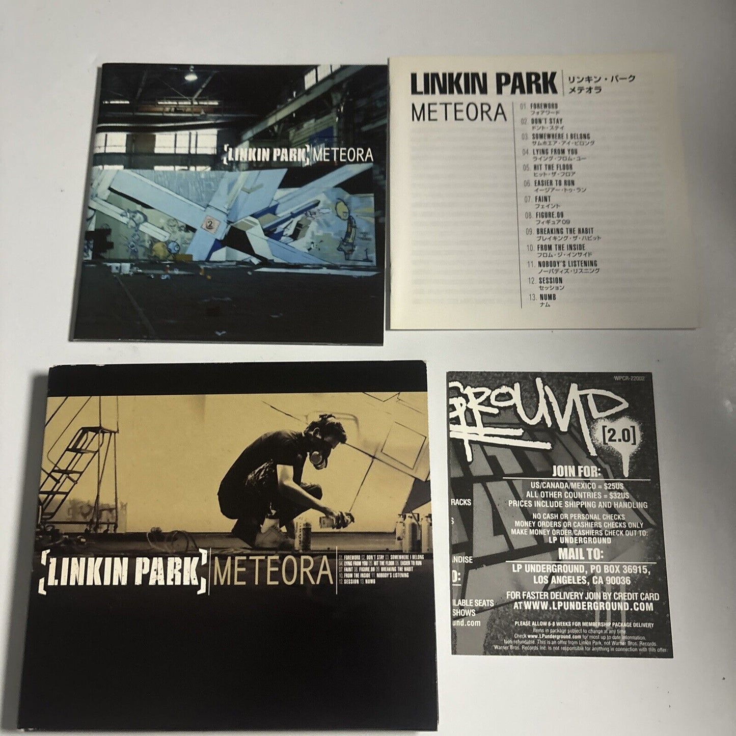 Linkin Park - Meteora (CD, 2003) Japan wpcr-22002 Digipak