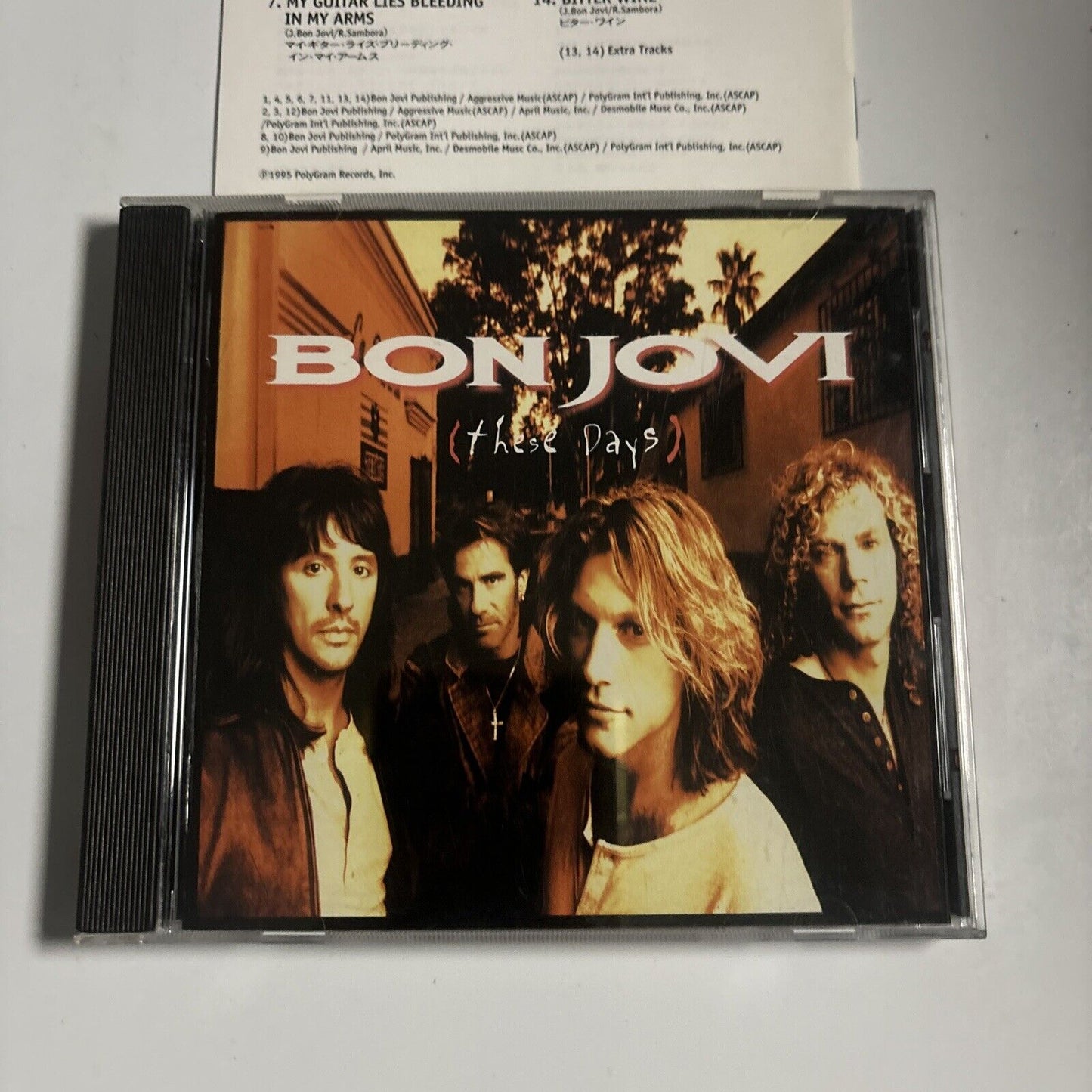 Bon Jovi - These Days (CD, 1995) Japan PHCR-1370