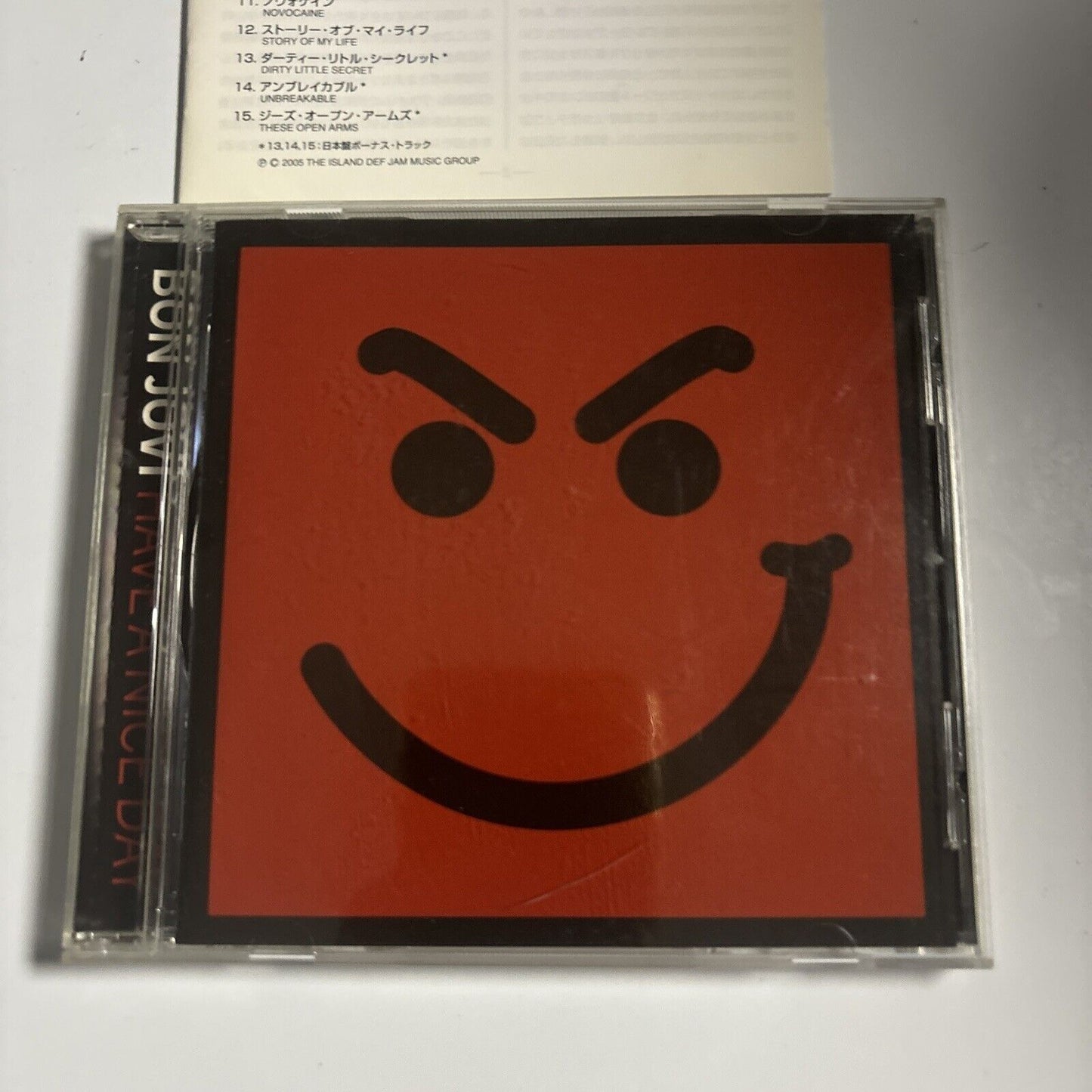 Bon Jovi - Have A Nice Day [Japan Bonus Track] (CD, 2005) Japan UICL-1053