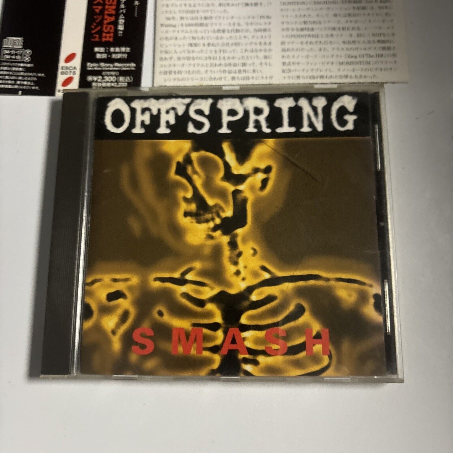 Offspring - Smash (CD, 1994) Japan esca-6075 Obi