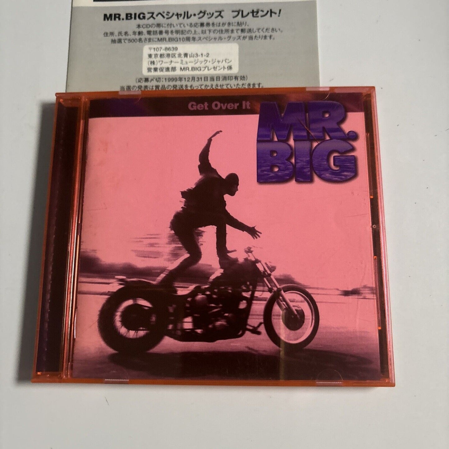 Mr. Big - Get Over It (CD, 1999) Japan amcy-7080 Orange Case