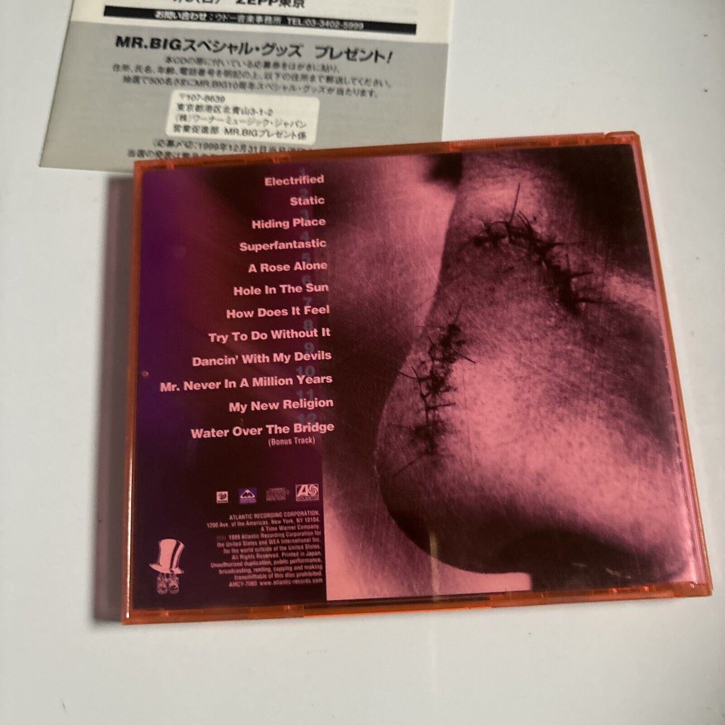 Mr. Big - Get Over It (CD, 1999) Japan amcy-7080 Orange Case