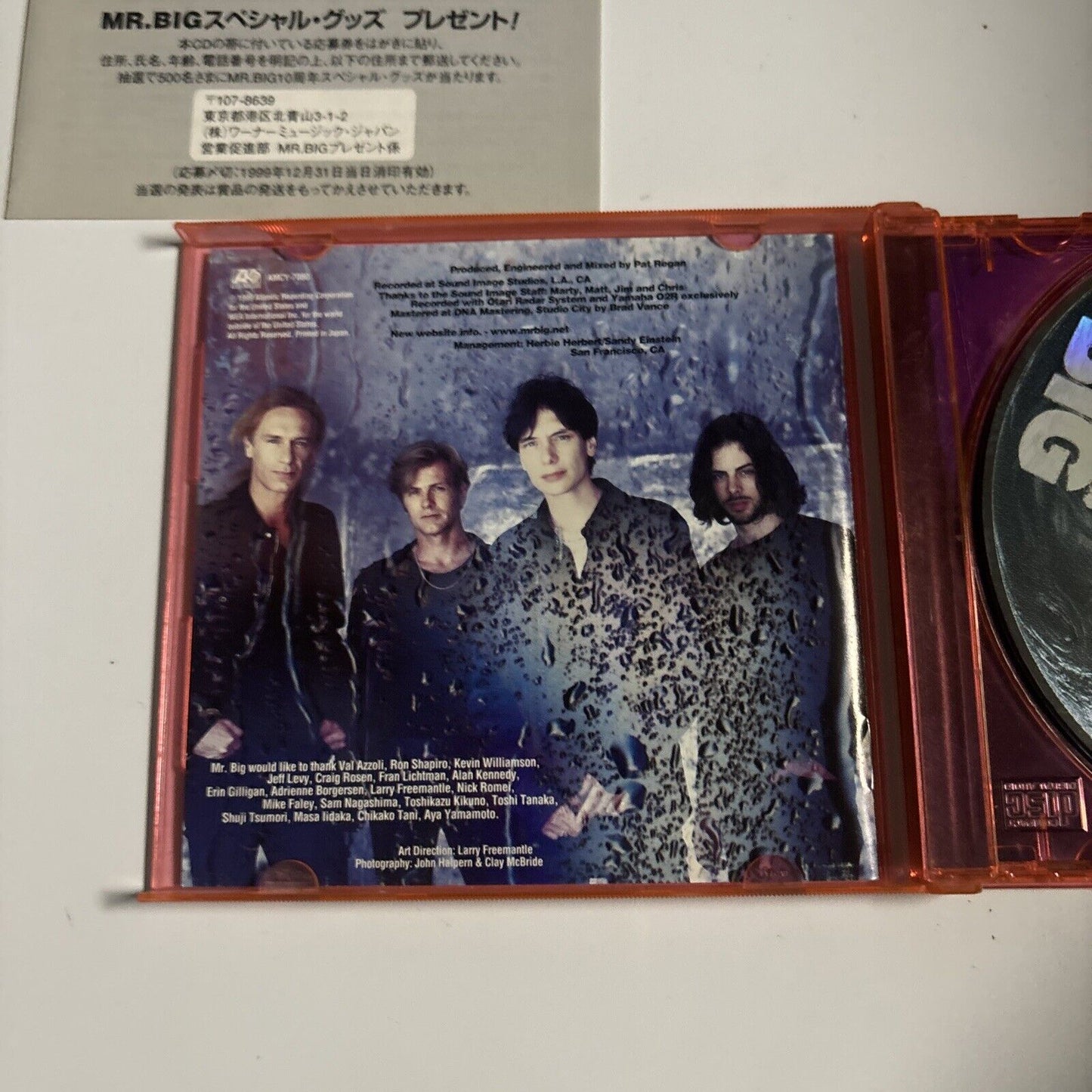 Mr. Big - Get Over It (CD, 1999) Japan amcy-7080 Orange Case