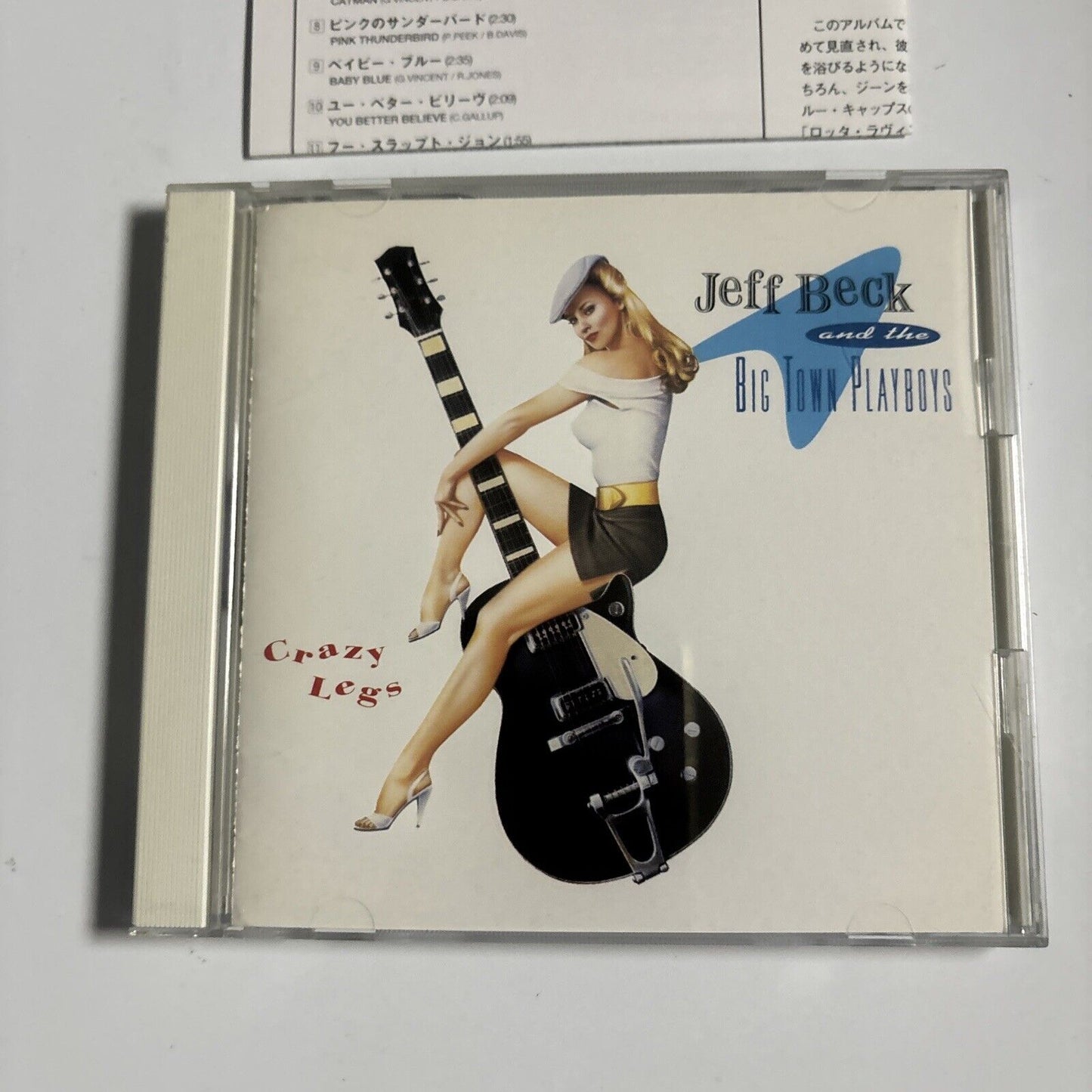Jeff Beck & The Big Town Playboys - Crazy Legs (CD, 1993) Japan ESCA-5759
