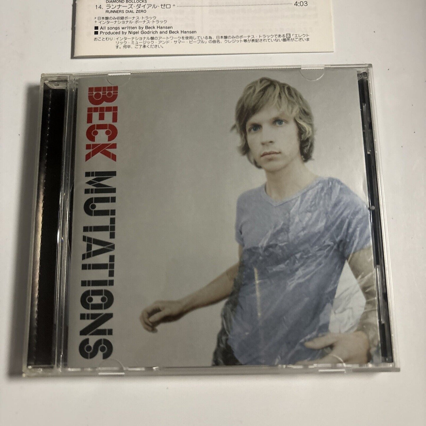 Beck - Mutations (CD, 1998) Japan mvcf-24047 Geffen Records