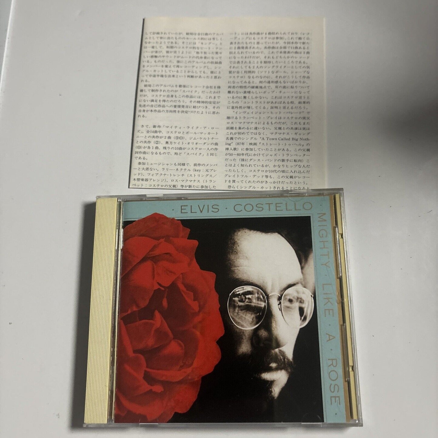 Elvis Costello - Mighty Like A Rose (CD, 1995) Japan wpcr-352