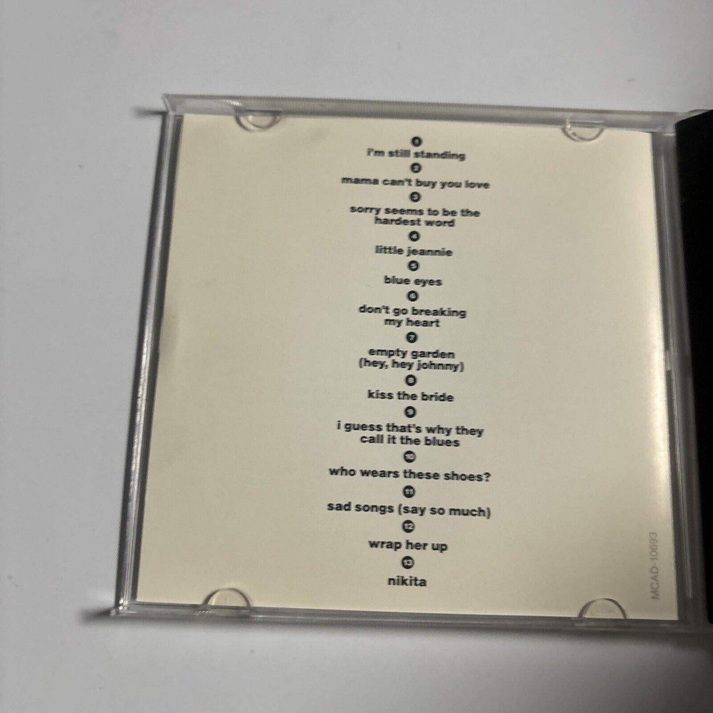 Elton John - Greatest Hits 1976-1986 (CD, 1992) MCA Records MCAMD-10693