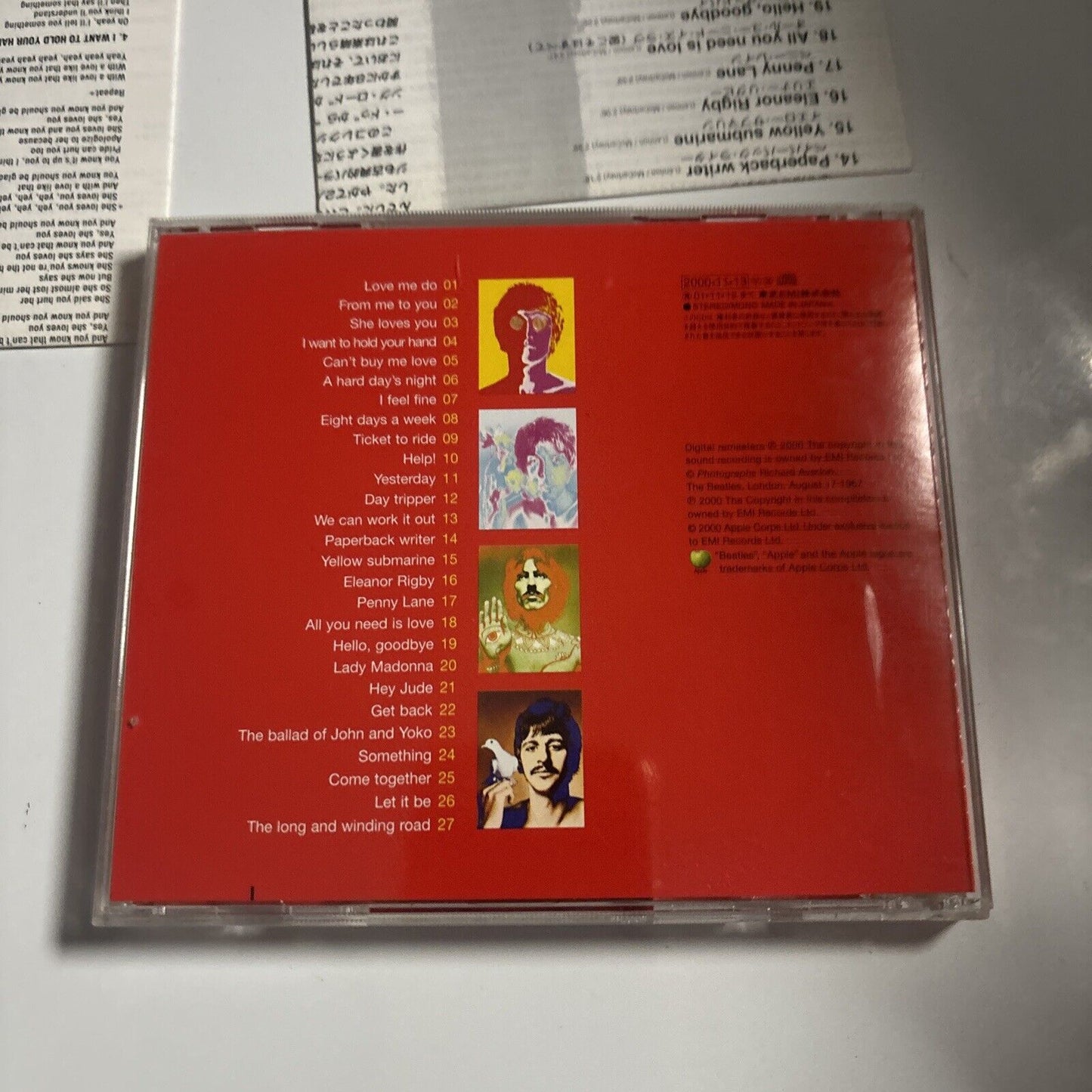 The  Beatles - 1 (CD, 2000) Japan  TOCP-65600