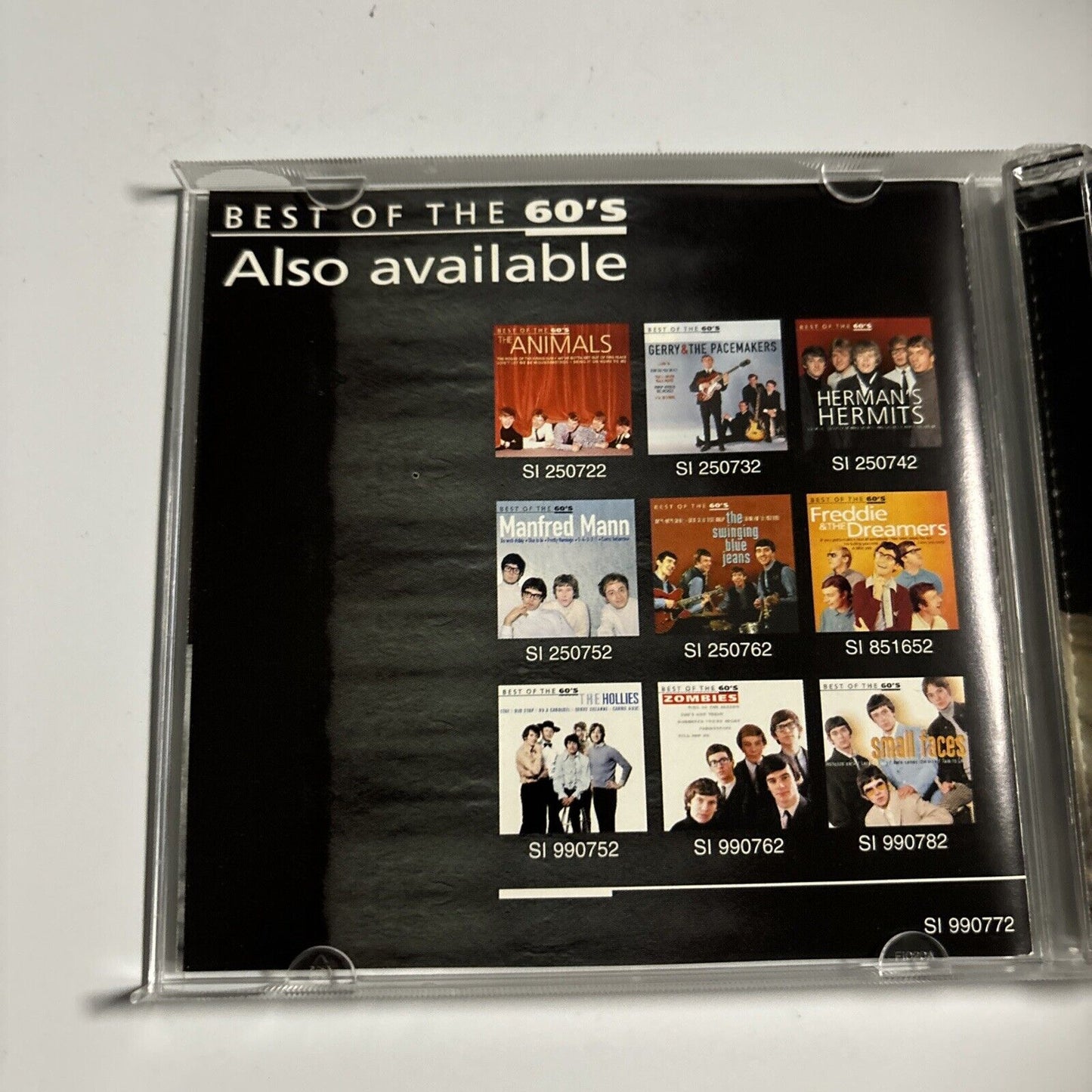 The Yardbirds - Best Of The 60's (CD, 2000) SI 990772 Rock Pop