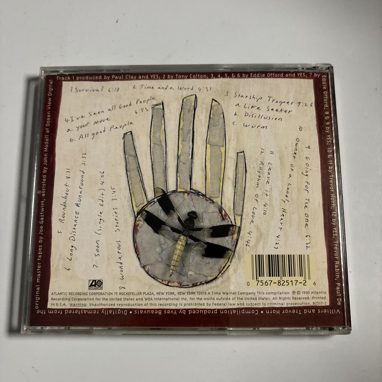 Yes - Highlights: the Very Best of Yes (CD, 1993) Atlantic 7122772