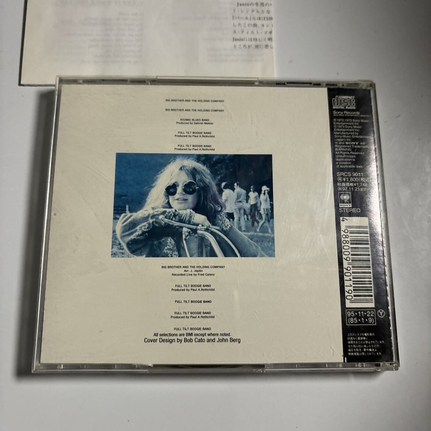 Janis Joplin - Janis Joplin's Greatest Hits (CD, 1995) Japan SRCs-9011