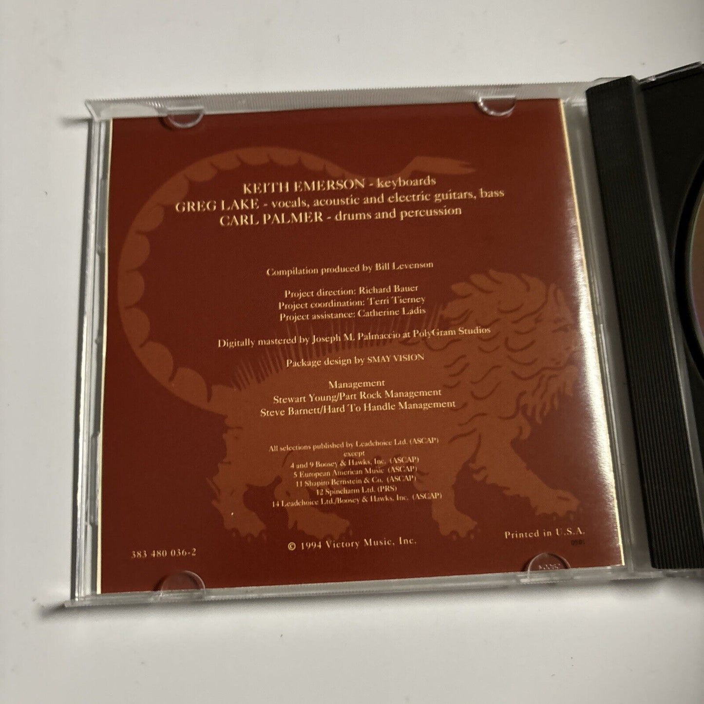 Emerson, Lake & Palmer - The Best Of Emerson, Lake & Palmer (CD, 1994)  2475276