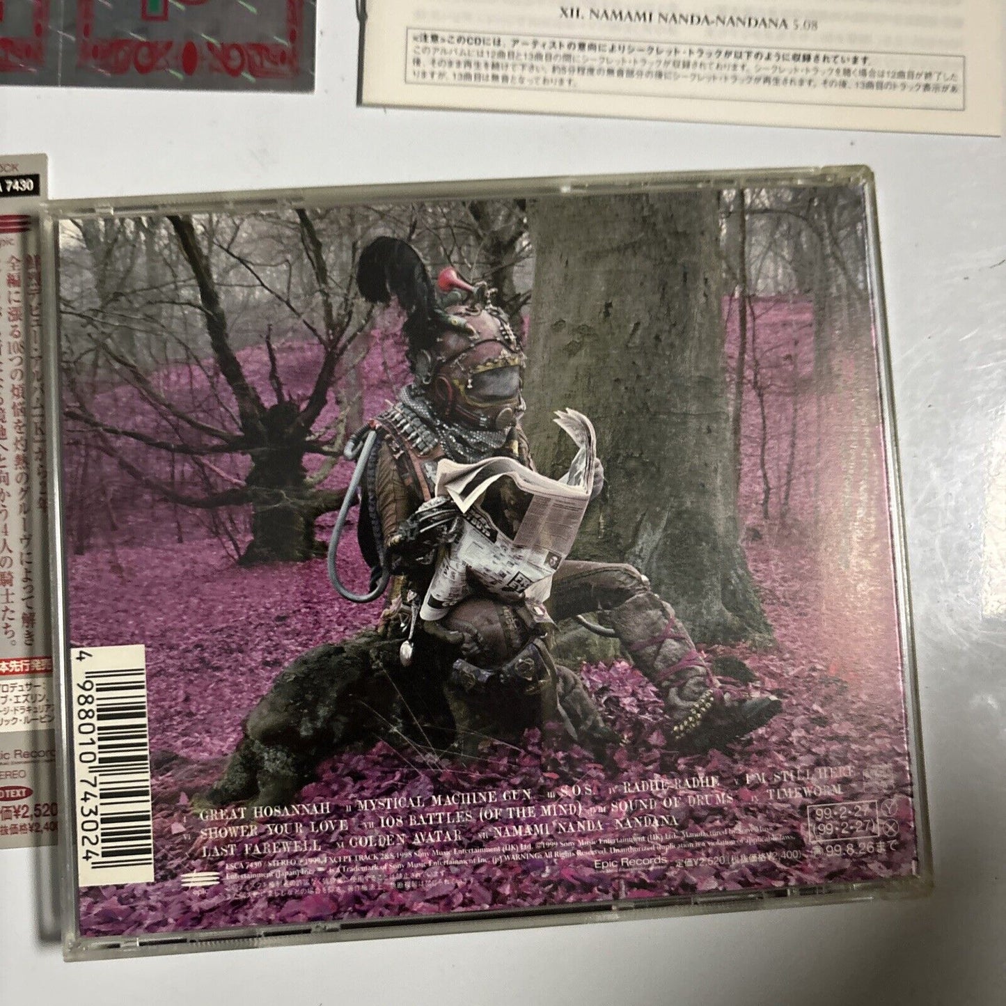 Kula Shaker - Peasants, Pigs & Astronauts (CD, 1999) Japan esca-7430 Obi Sticker