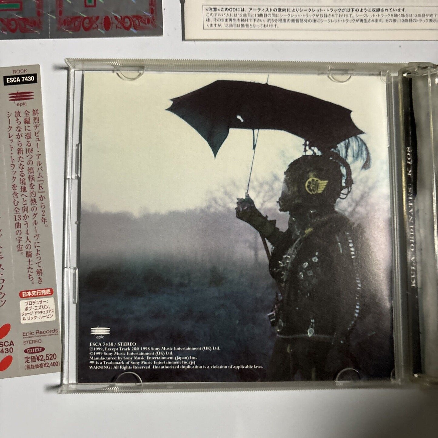 Kula Shaker - Peasants, Pigs & Astronauts (CD, 1999) Japan esca-7430 Obi Sticker
