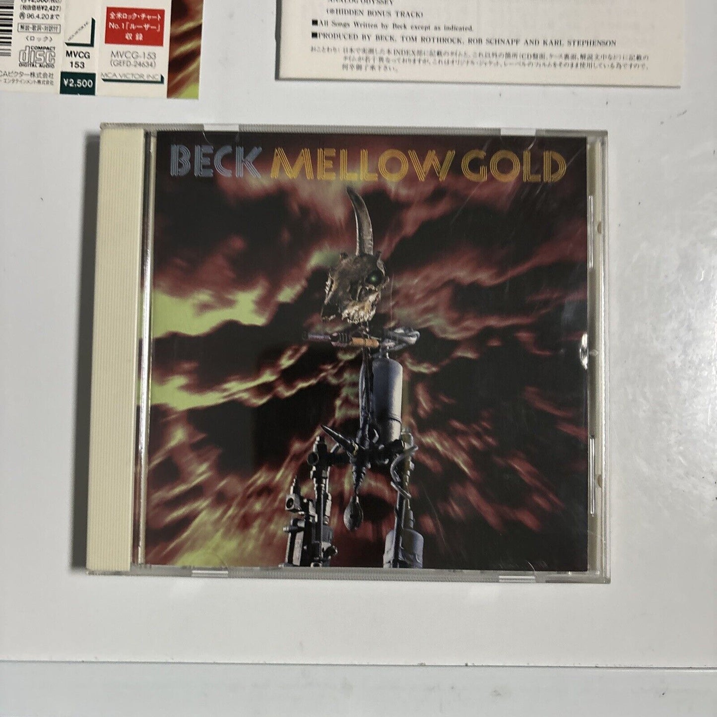 Beck - Mellow Gold [Japan Bonus Track] (CD, 1994) Japan mvcg-153 Obi