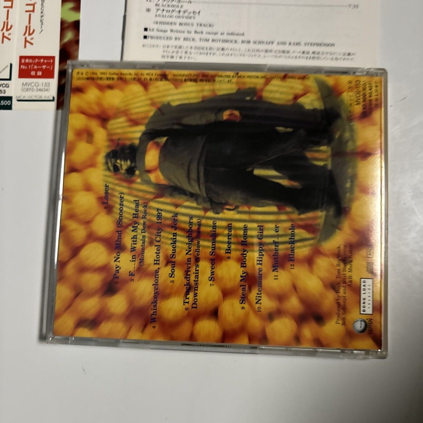 Beck - Mellow Gold [Japan Bonus Track] (CD, 1994) Japan mvcg-153 Obi