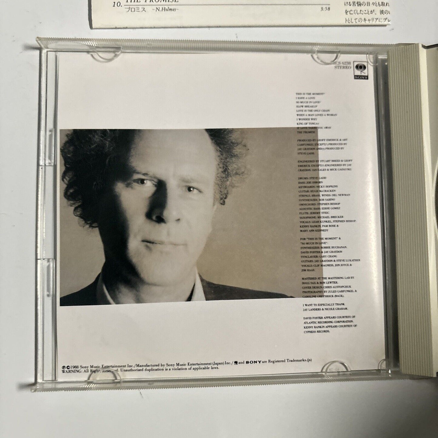 Art Garfunkel - Lefty (CD, 1992) Japan SRCs-6238