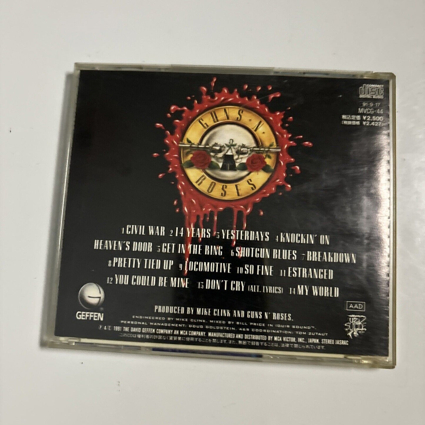 Guns N' Roses - Use Your Illusion II (CD, 1991) Japan MVCg-44