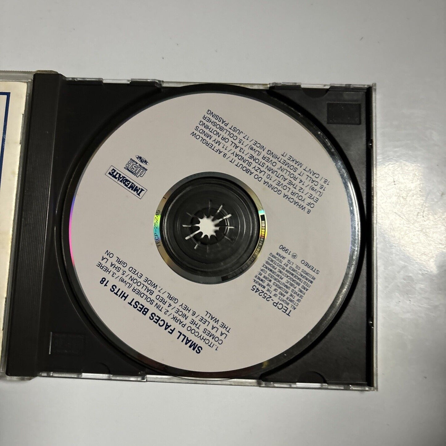 Small Faces - Best Hits 18 (CD, 1990) Japan tecp-25245