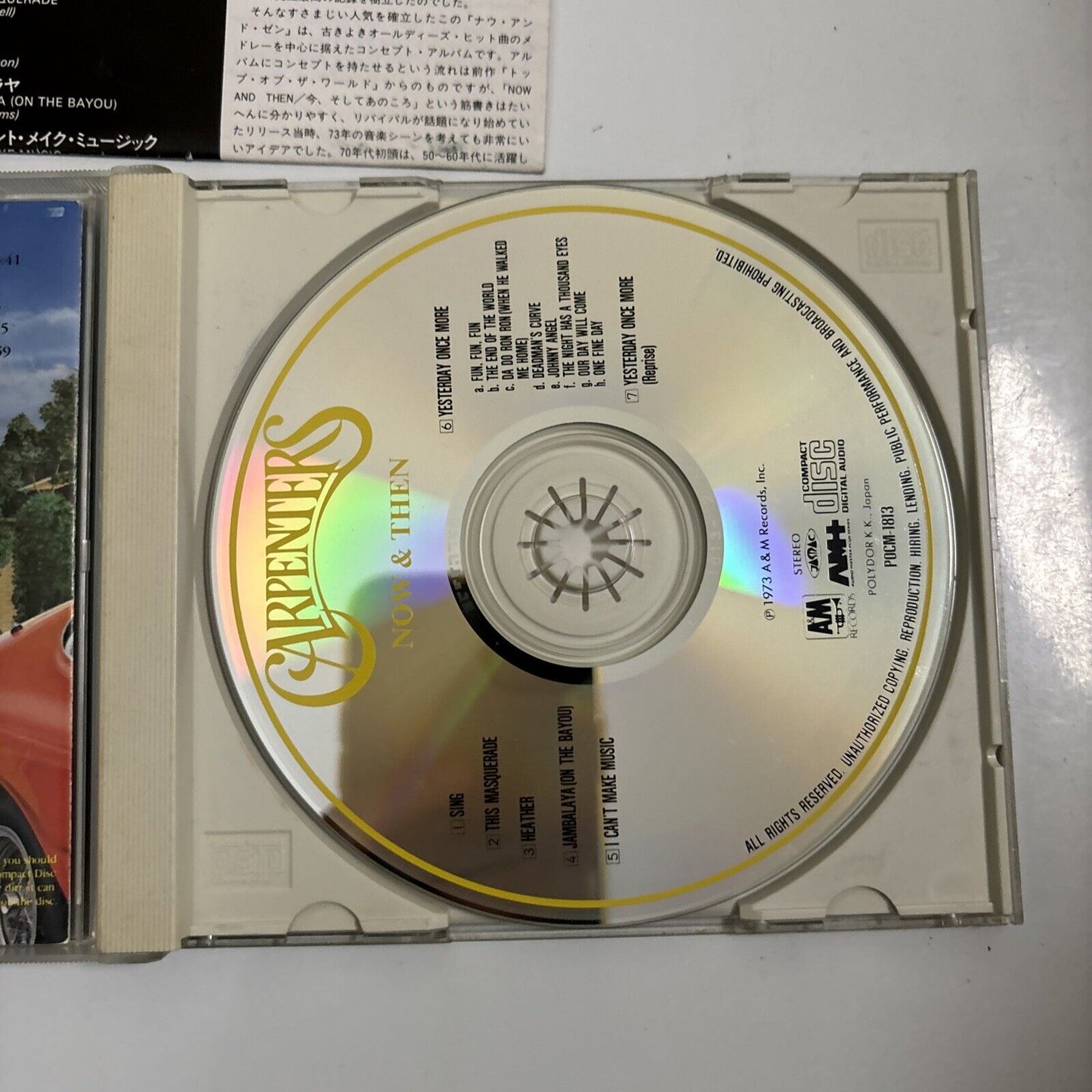 Carpenters - Now & Then (CD, 1993) Japan pocm-1813