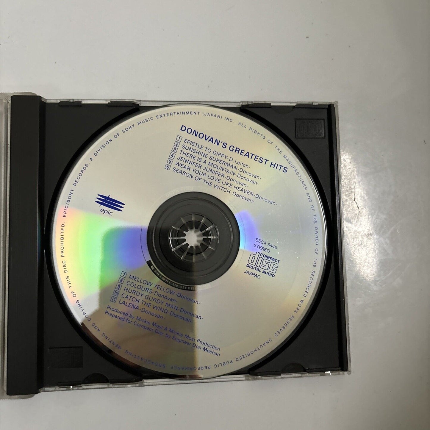 Donovan - Donovan's Greatest Hits (CD, 1991) Japan ESCA-5446