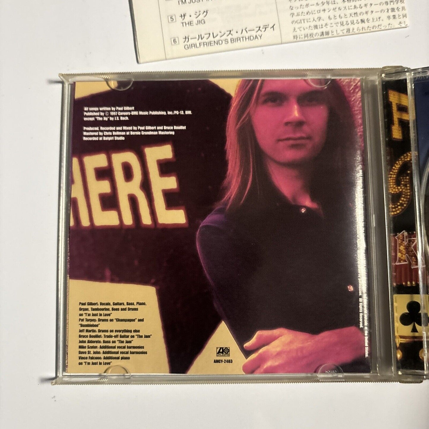 Paul Gilbert - King Of Clubs [Japan Bonus Track] (CD, 1997) Japan amcy-2483