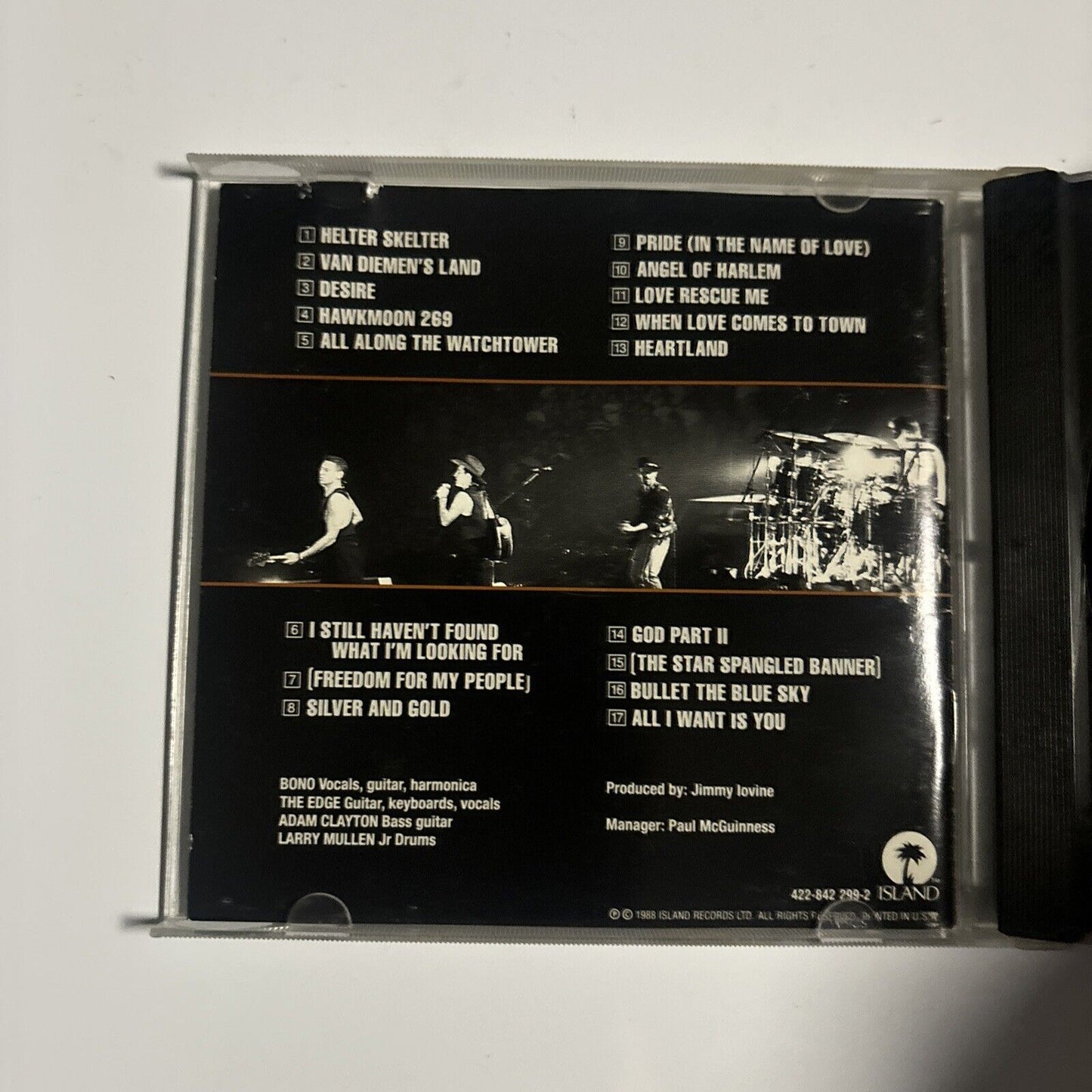 U2 - Rattle And Hum (CD, 1988) Island Records