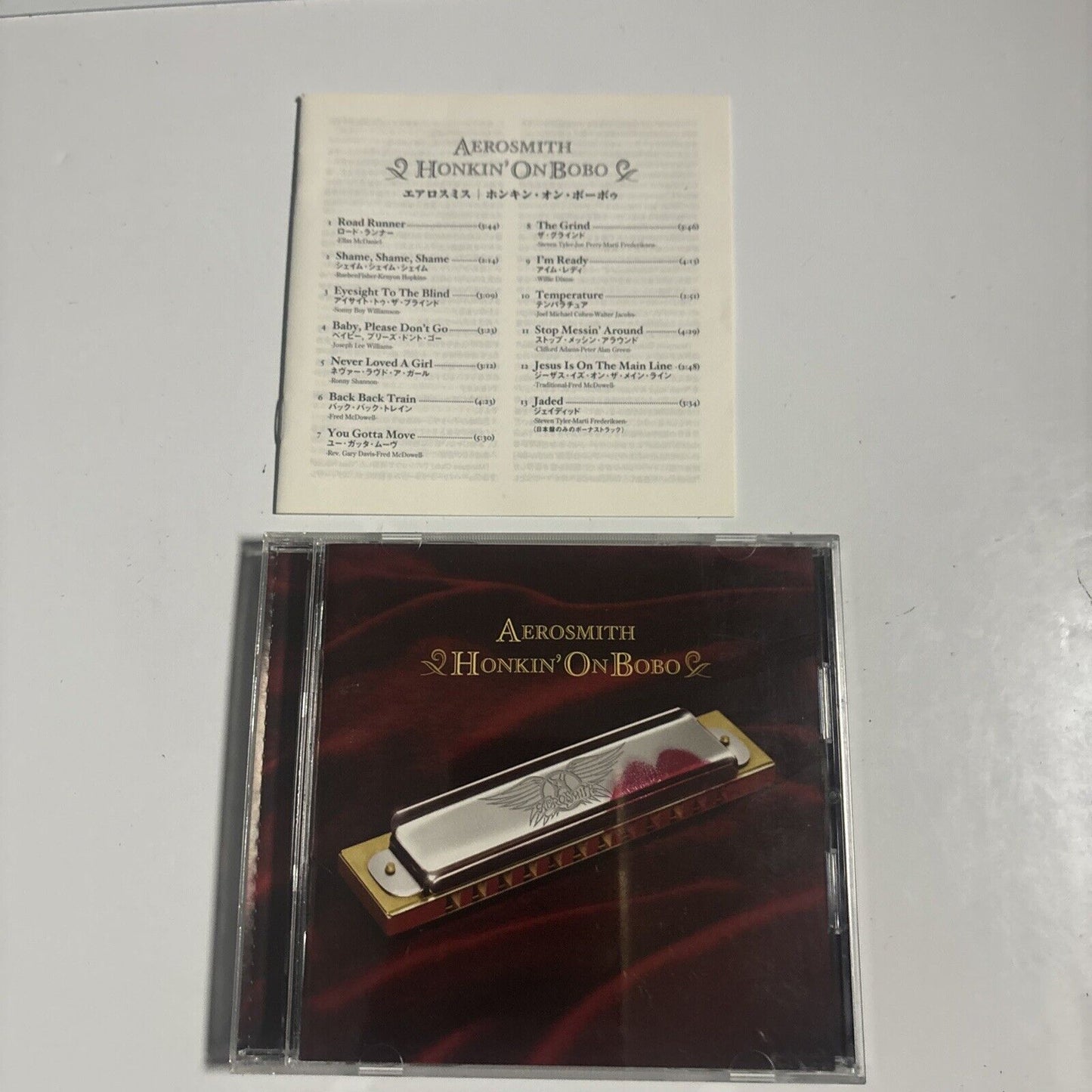 Aerosmith - Honkin' On Bobo (CD, 2004) Japan sicp-566-7