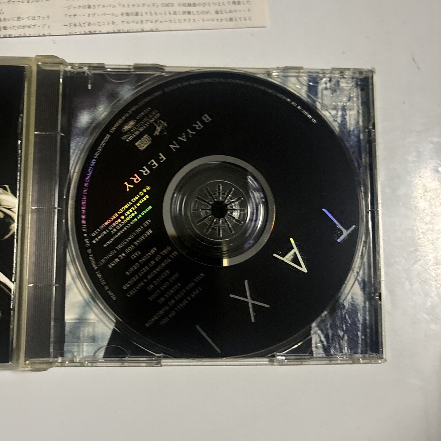 Bryan Ferry - Taxi [Japan Bonus Track] (CD, 1993) Japan vjcp-28155